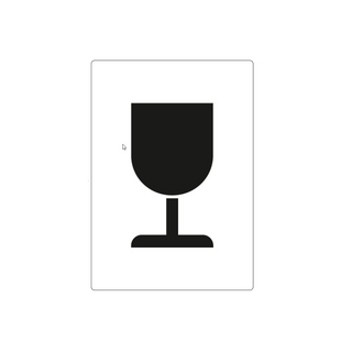 Haftetiketten, Symbol Weinglas, weiß Haftetiketten, Symbol Weinglas, weiß