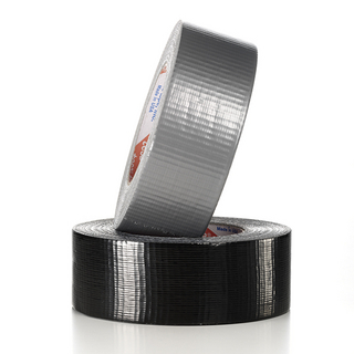 Gewebeklebeband schwarz/silber Gewebeklebeband schwarz/silber