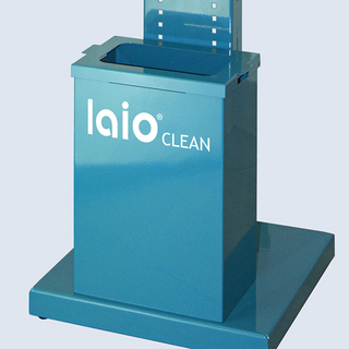 Hygienesäule laio® CLEAN mit Mülleimer Hygienesäule laio® CLEAN mit Mülleimer