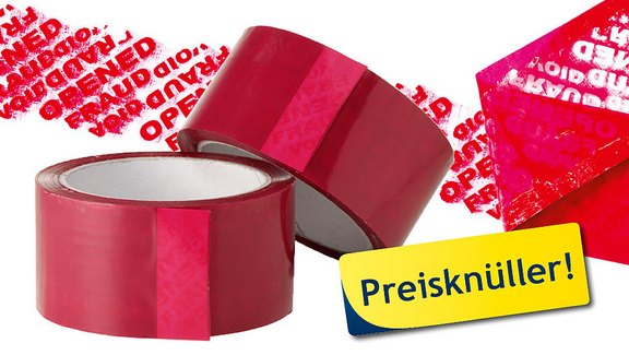 Sicherheitsklebeband – nur 4,55 € pro Rolle!  